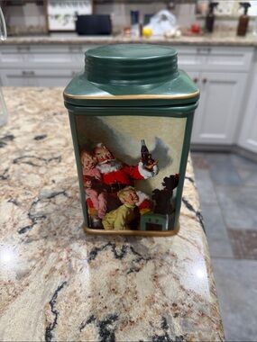 Vintage Coca-Cola Stoneware Canister